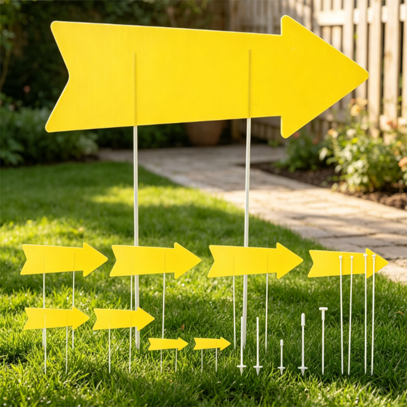 Yard Sign Blank - 10 sztuk – tabliczki w kształcie