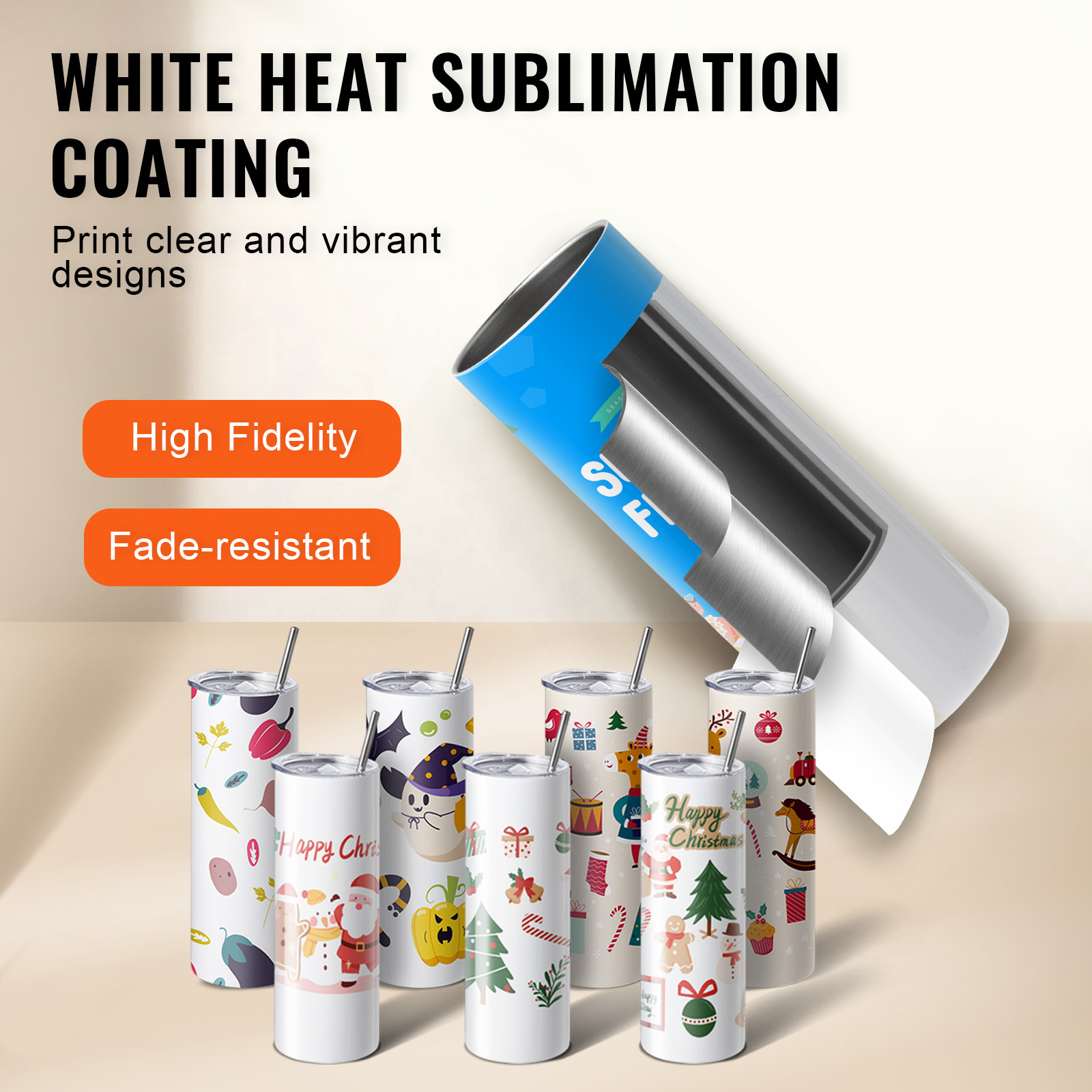 SucceBuy 8/12/14/16/24/50 szt. – Sublimation Mug White recenzja i cena