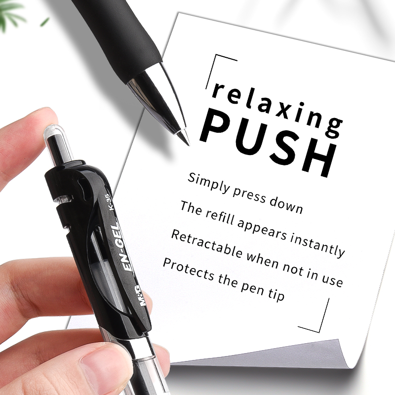 Długopis żelowy M&G typu push  – Pilot Pen G2 recenzja i cena