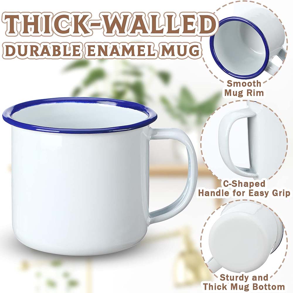 Mini Emaliowane Kempingowe Kub – Sublimation Mug White recenzja i cena